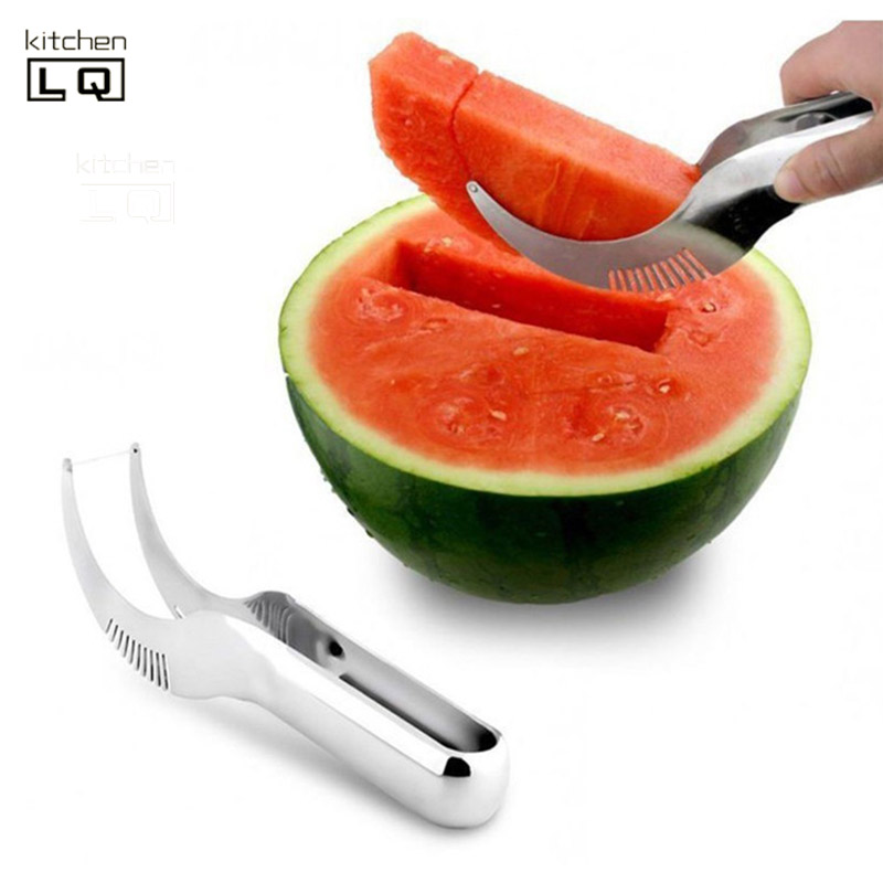 F2M Shop Sharp Splitter Watermelon Slicer Corer Stainless Steel Fruit