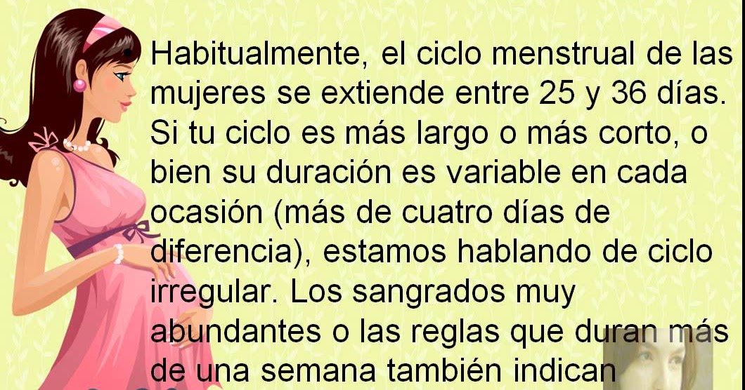 Que es duracion de ciclo menstrual