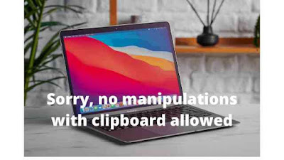 Sorry, no manipulations with clipboard allowed