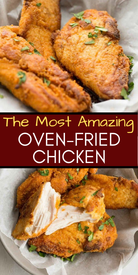 The Best Oven-Fried Chicken - Food Today