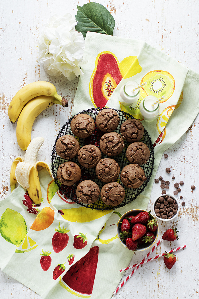 MUZLU ÇİKOLATALI LIGHT MUFFIN Damy's Kitchen