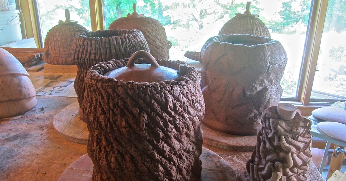 Rob Sieminski Ceramics jars in process