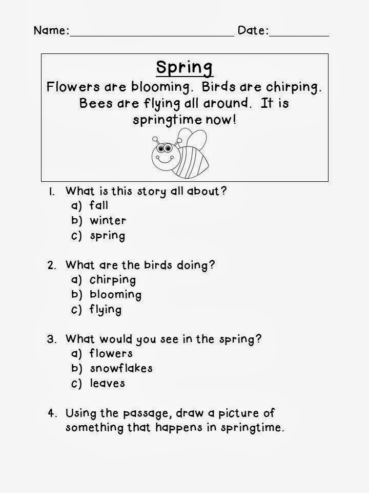 Kindergarten is Grrreat!: Reading Comprehension Packet!