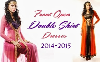 Double Shirt Dresses 2014-2015 | Front Open Double Shirts Designs | She ...