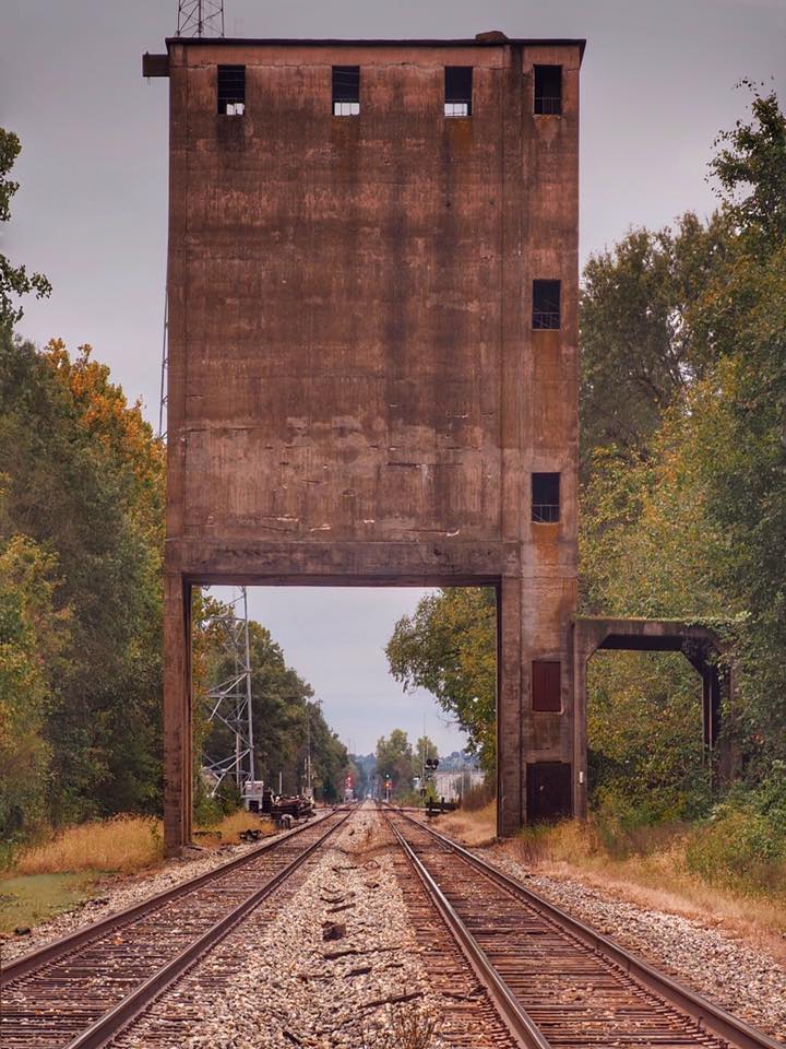 Towns and Nature Reevesville, IL CN/IC Coaling Tower and Depot