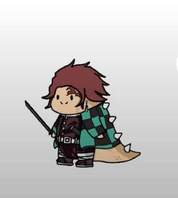 gambar dino tanjirou Gambar Dino Anime Lucu Terbaik Yang Lagi Hits Di TikTok