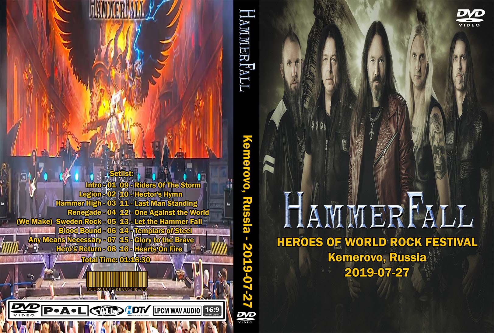 Deer5001rockcocert Hammerfall 19 07 27 Heroes Of World Rock Festival Russia