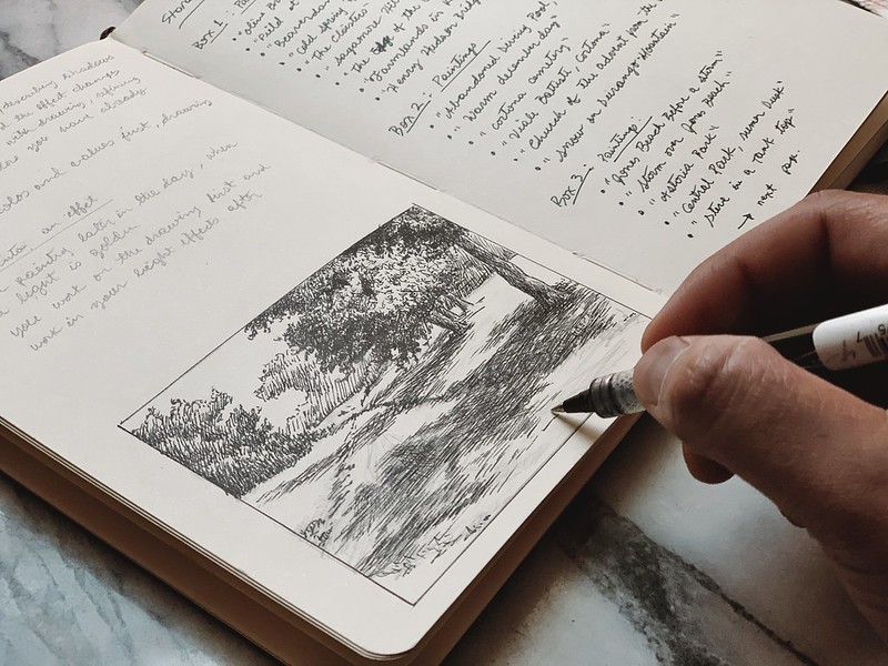 Moleskine Sketchbook 7, Part 1