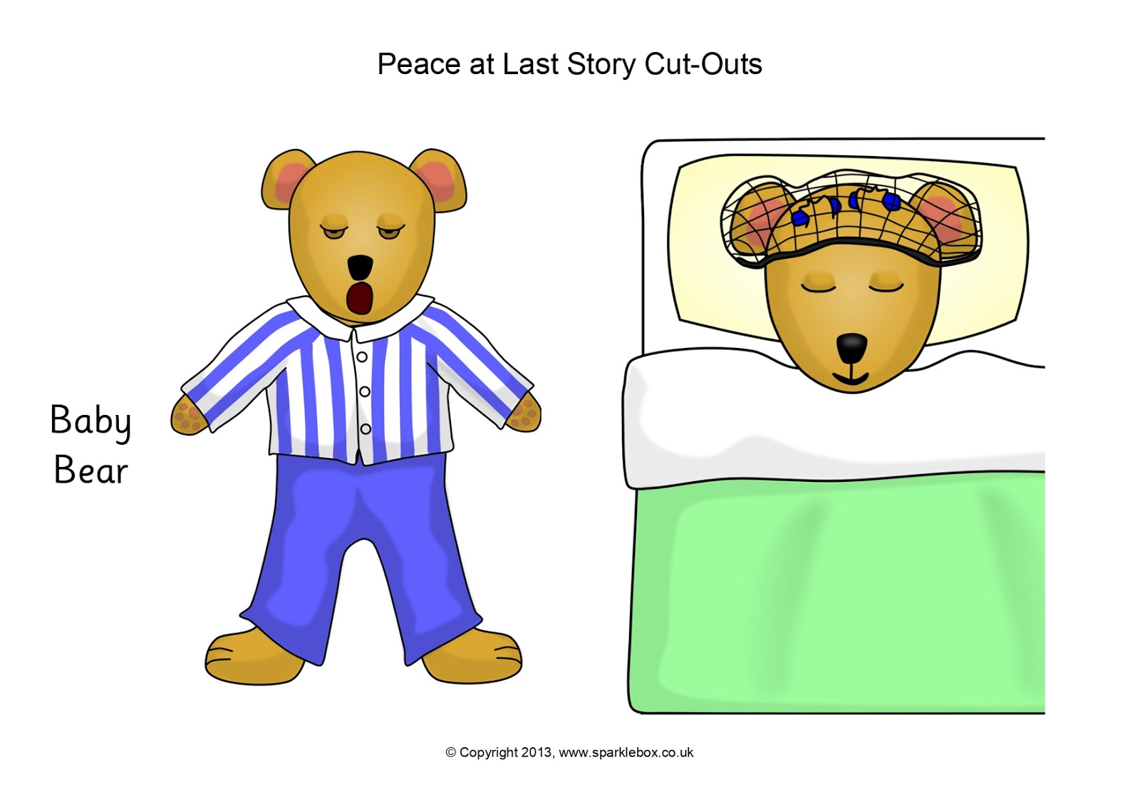 Peace Bear. Cut stories
