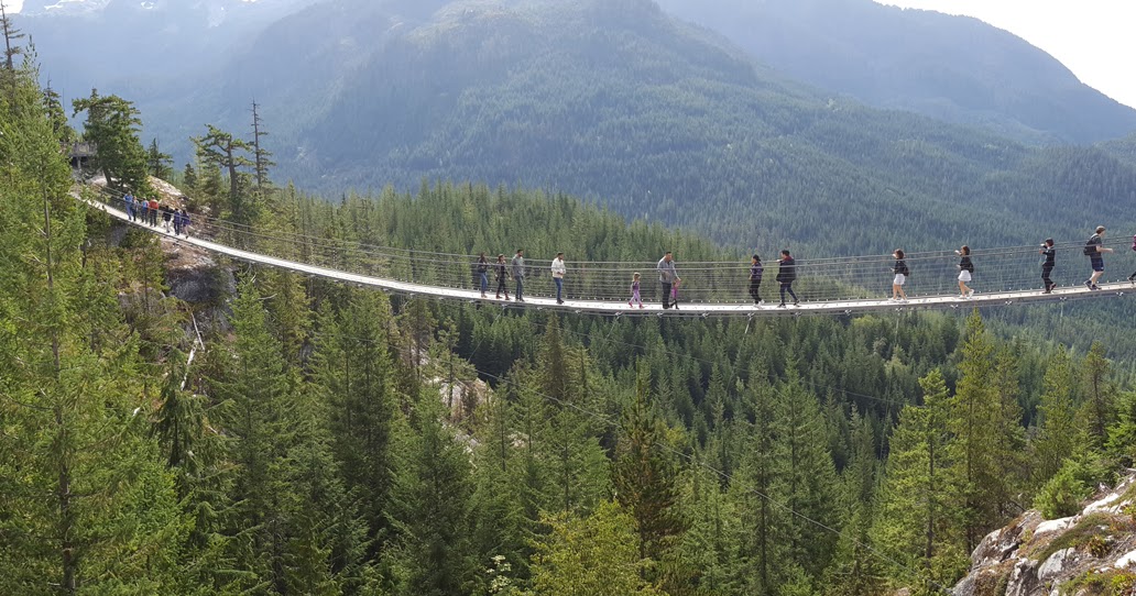 The Happy Pontist Canadian Bridges 7. Sky Pilot Suspension Bridge
