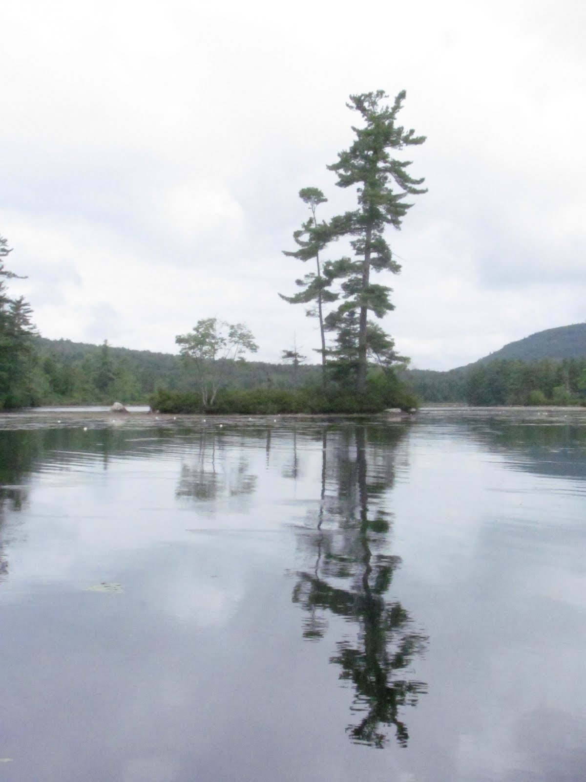 Recreational Kayaking in Maine Bridgton, Maine Moose Pond (Shawnee
