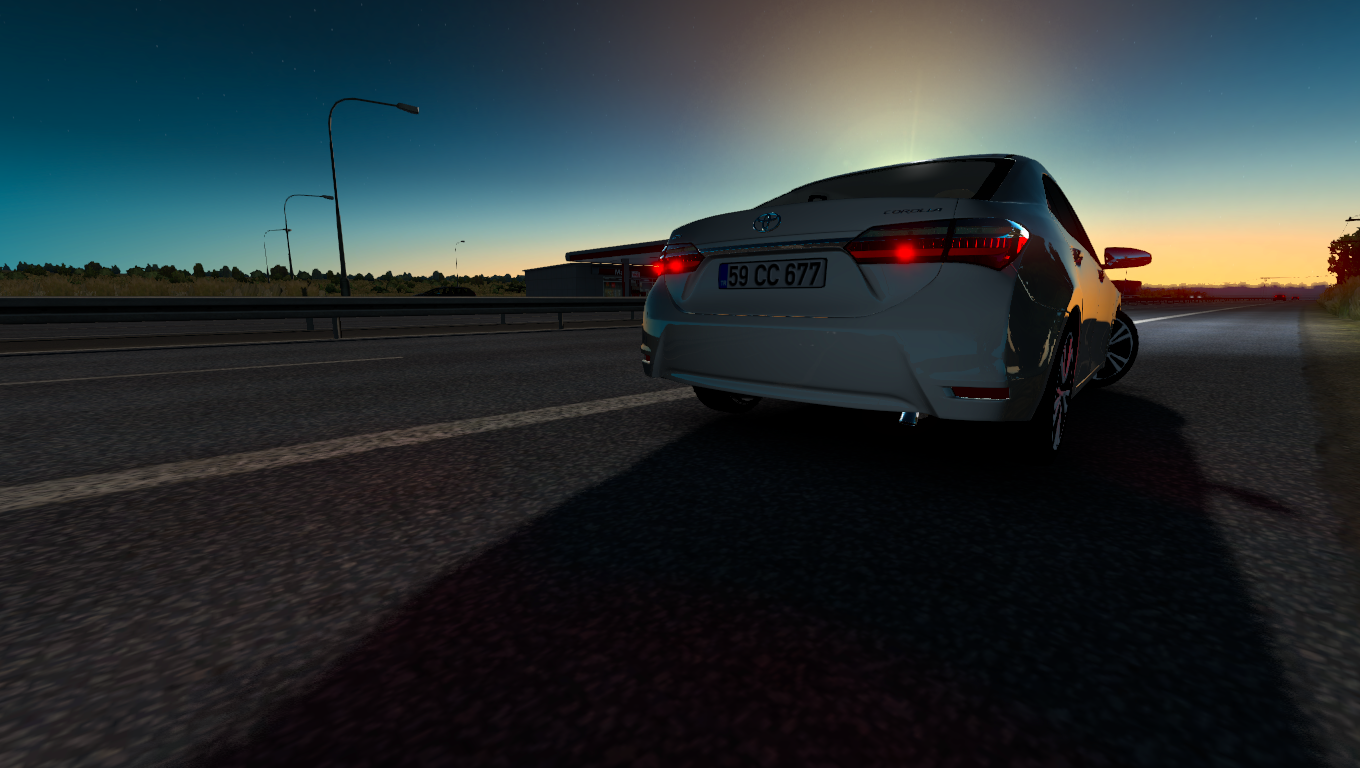 ETS 2 / ATS MOD Toyota Corolla V1R10 (1.35.x)