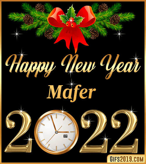 Gif Happy New Year 2022 Mafer