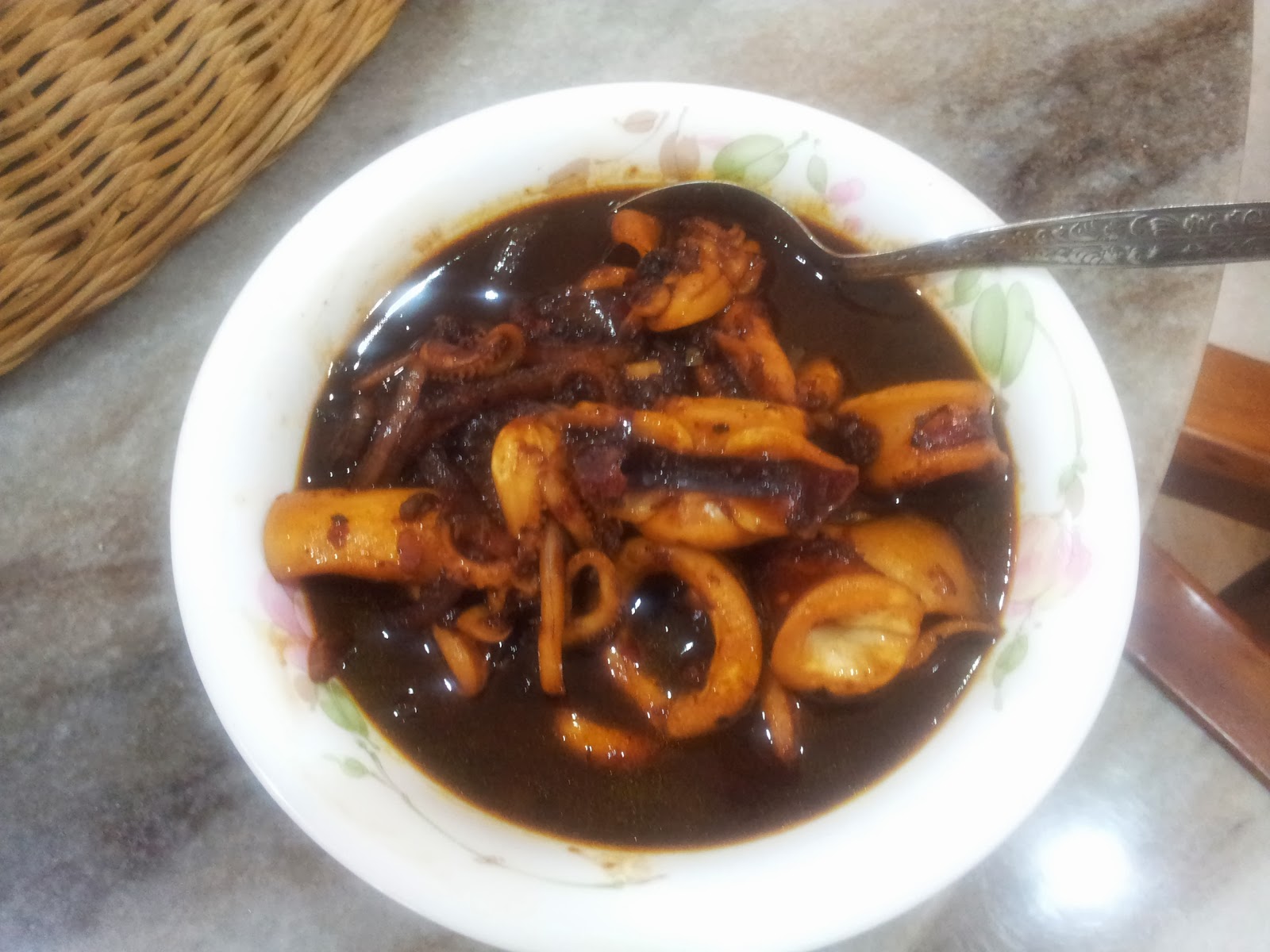 Resepi Sotong Masak Hitam / Resepi Sotong Masak Hitam