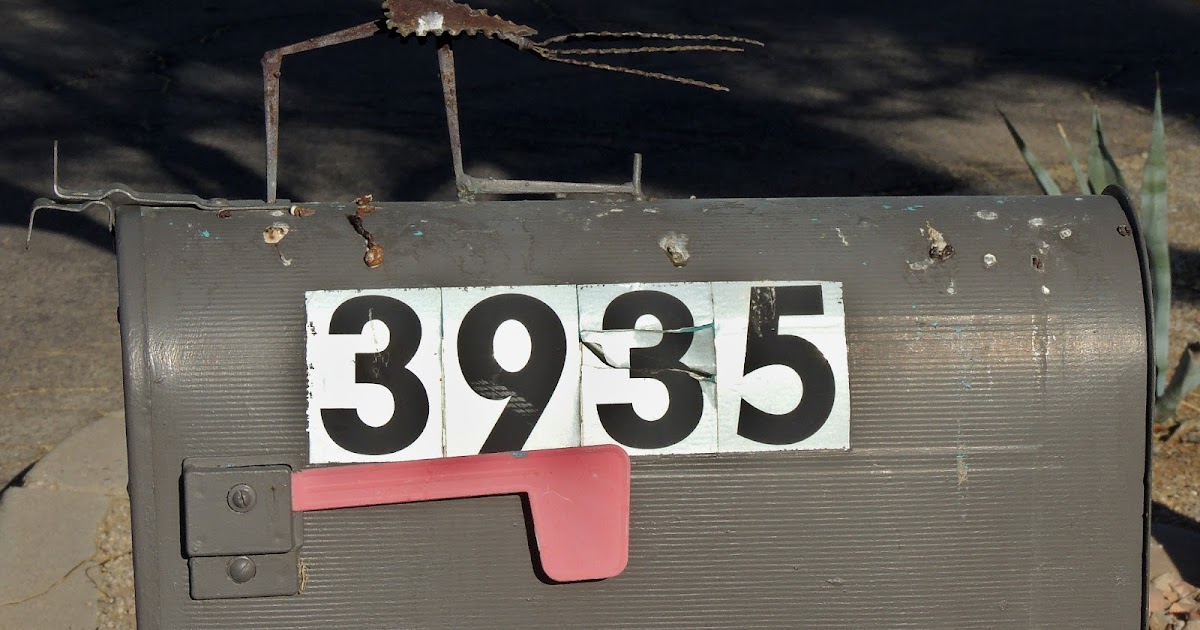 Tucson Mailbox Art Mailbox archive 3935 East Guaymas Place