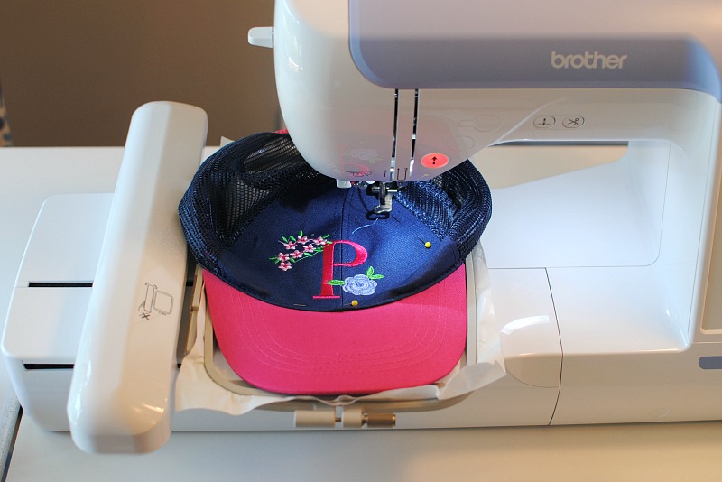 Trash To Couture How To Machine Embroidery on Hats
