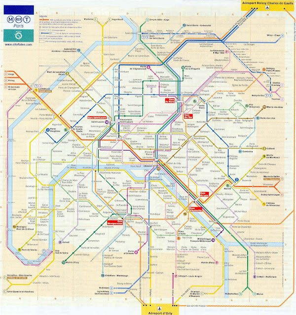 PARIS; La Ville-Lumiere: TRANSPORTE (Metro)
