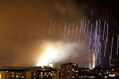 fireworks over Geneva