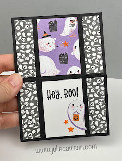 Stampin' Up! Cute Halloween Never Ending Card Tutorial Video Tutorial