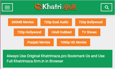 Khatrimaza: Bollywood, South Hindi Dubbed, Dual Audio 300mb Movies