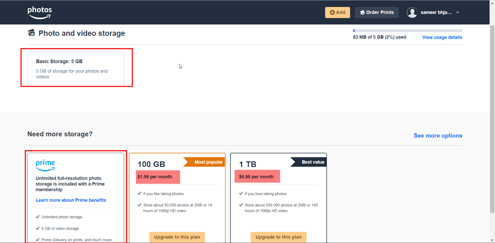 Amazon Photos Free Unlimited Photo Storage for Windows 11/10 Gear up