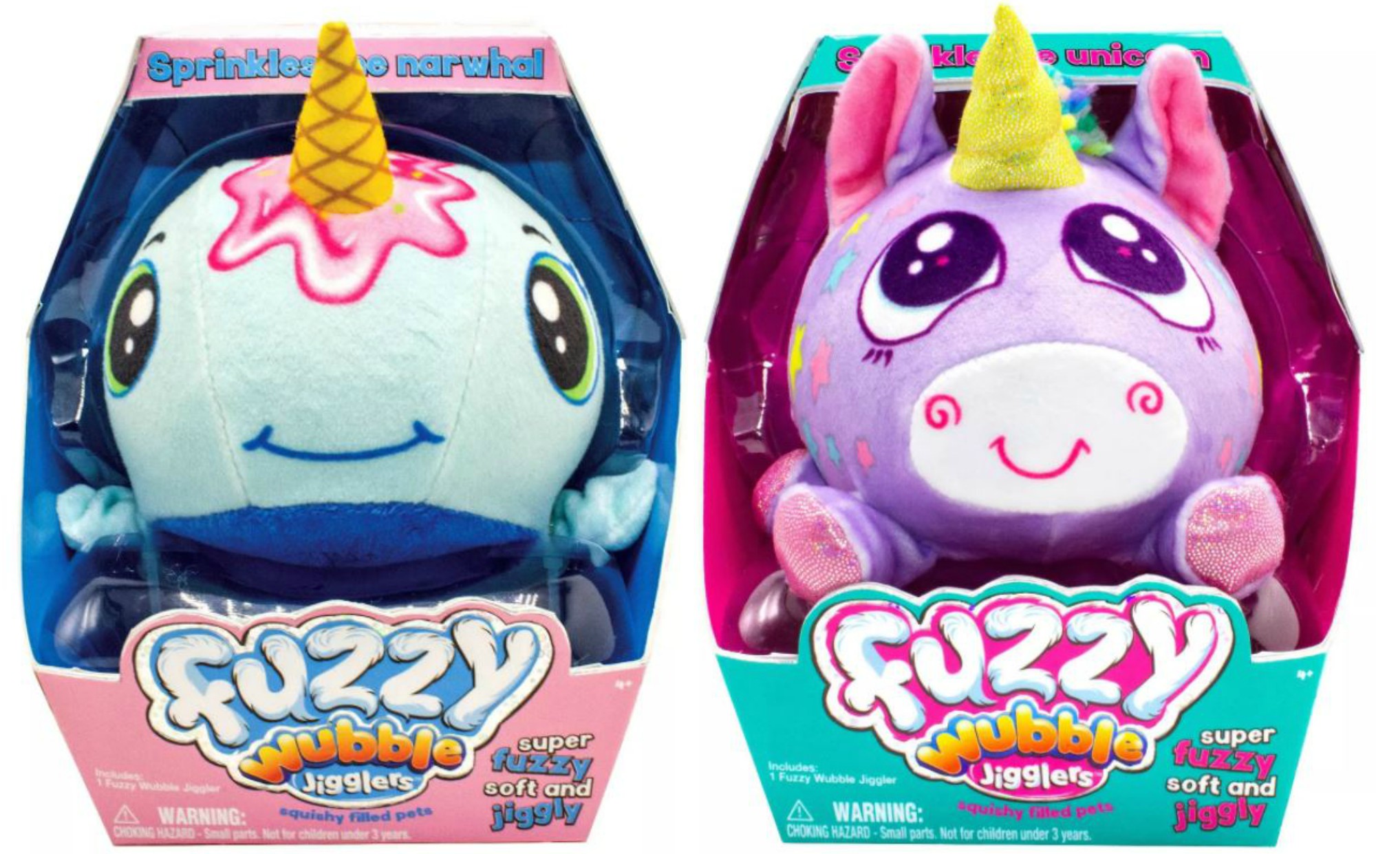 Details about   Fuzzy Wubble Bubbles The Narwhal 