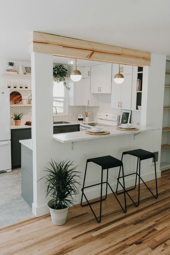 Warm and Cozy Kitchen Breakfast Areas for small spaces
