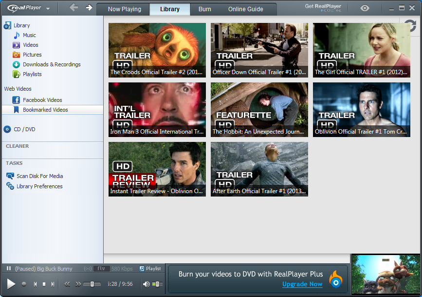 older versions of realplayer for windows 7