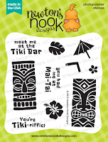Tiki Time  Tropical Card by Diane Morales  | Tiki Time Stamp Set