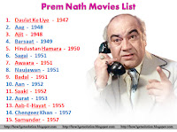 Prem Nath Movies From Daulat Ke Liye, Aag, Ajit, Barsaat, Hindustan Hamara, Sagai, Awaara, Naujawan, Badal, Aan, Saaki, Aurat, Aab-E-Hayat, Chengeez Khan, Samunder [Prem Nath Photo]