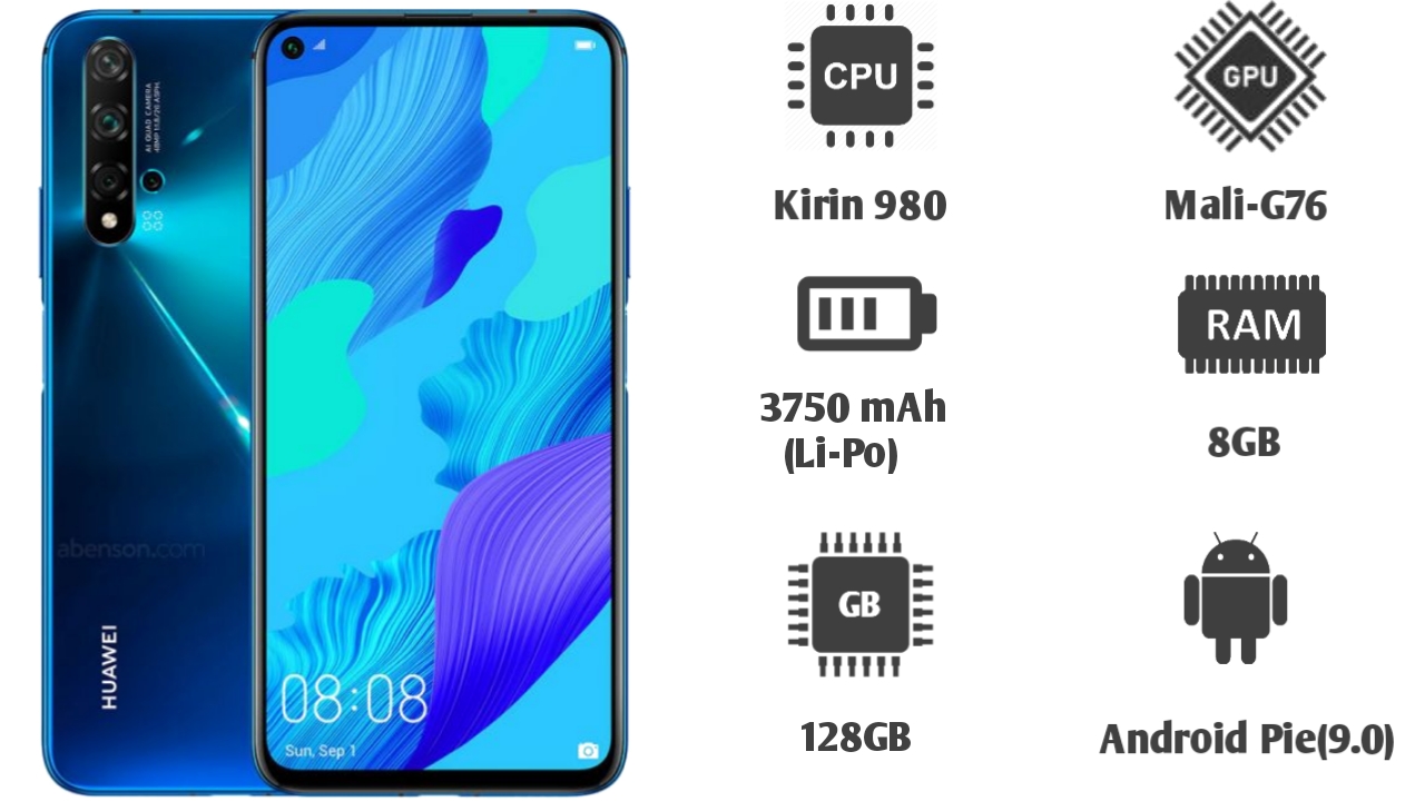 Huawei Nova 5T Specifications