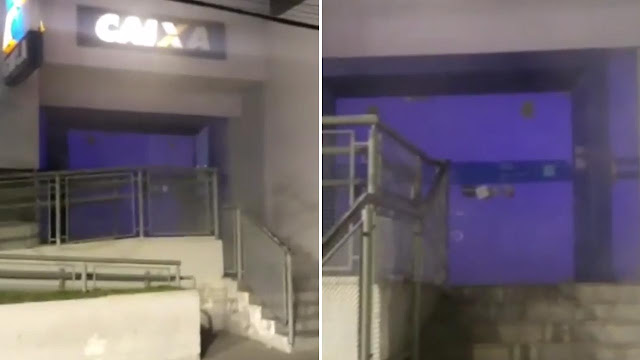 Caixa Econômica de Jacobina faz teste com fumaça antifurto; cidadão confundiu com incêndio