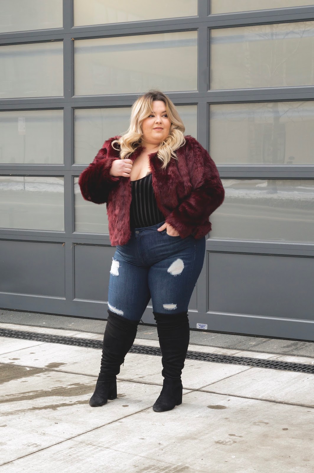 My Favorite Plus Size Winter Coat - Natalie in the City