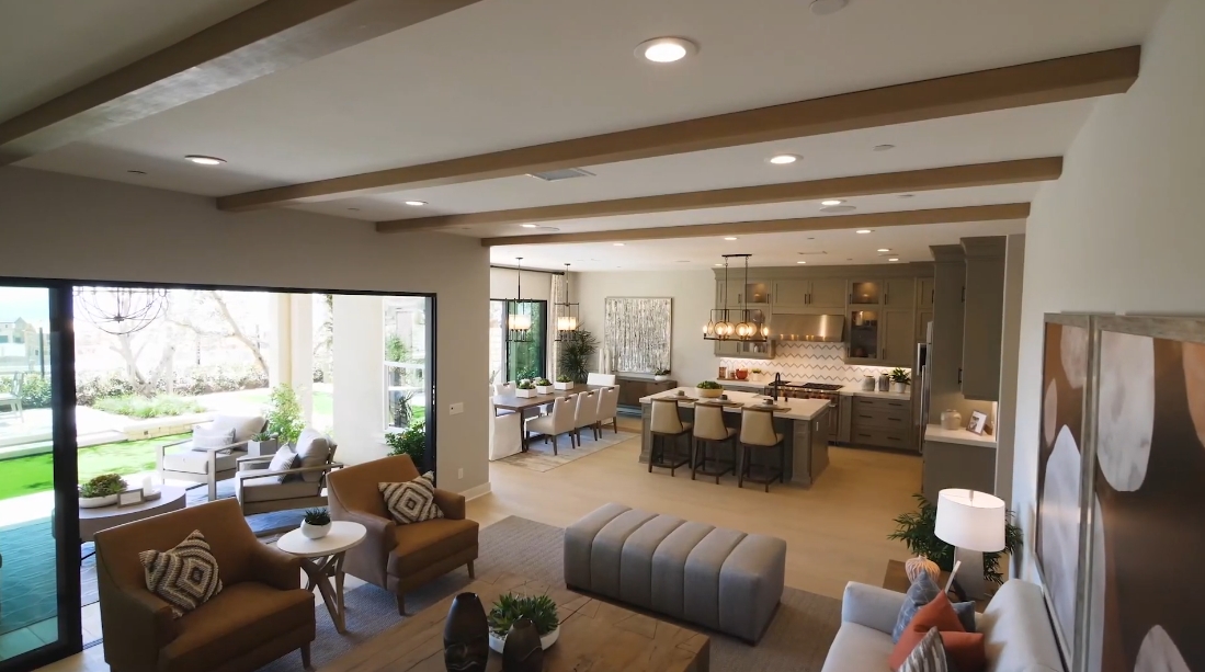 33 Interior Design Photos vs. Toll Brothers Porter Ranch, CA Harwood Model Home Tour