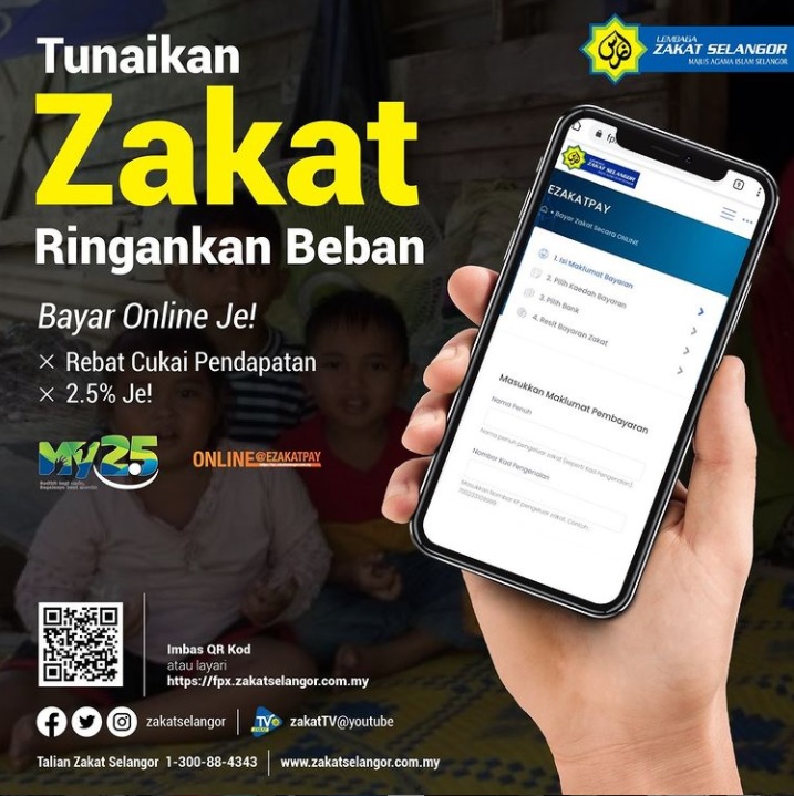 Bayar Zakat Online Selangor Bayar Online Lembaga Zakat Selangor