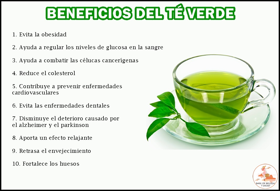 Beneficios de los diferentes tipos de té