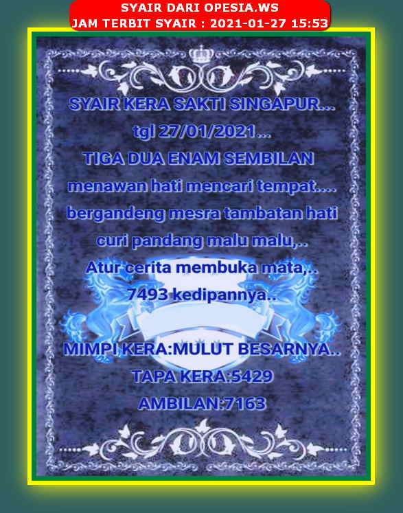 PREDIKSI SGP YOHII