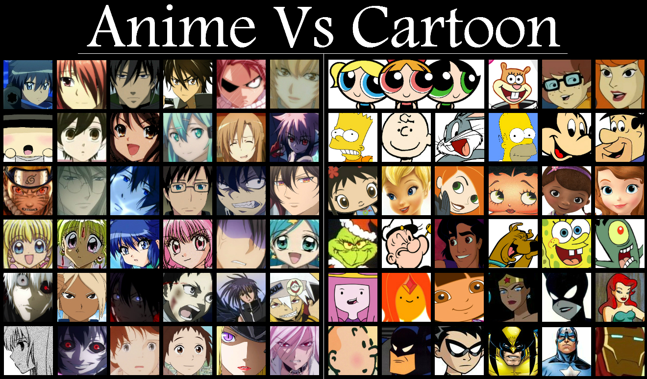 Anime facts: Anime Vs Cartoon