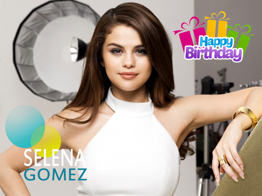 Smartpost: US Celeb: Selena Gomez Happy Birthday Wishes HD Free Wallpapers