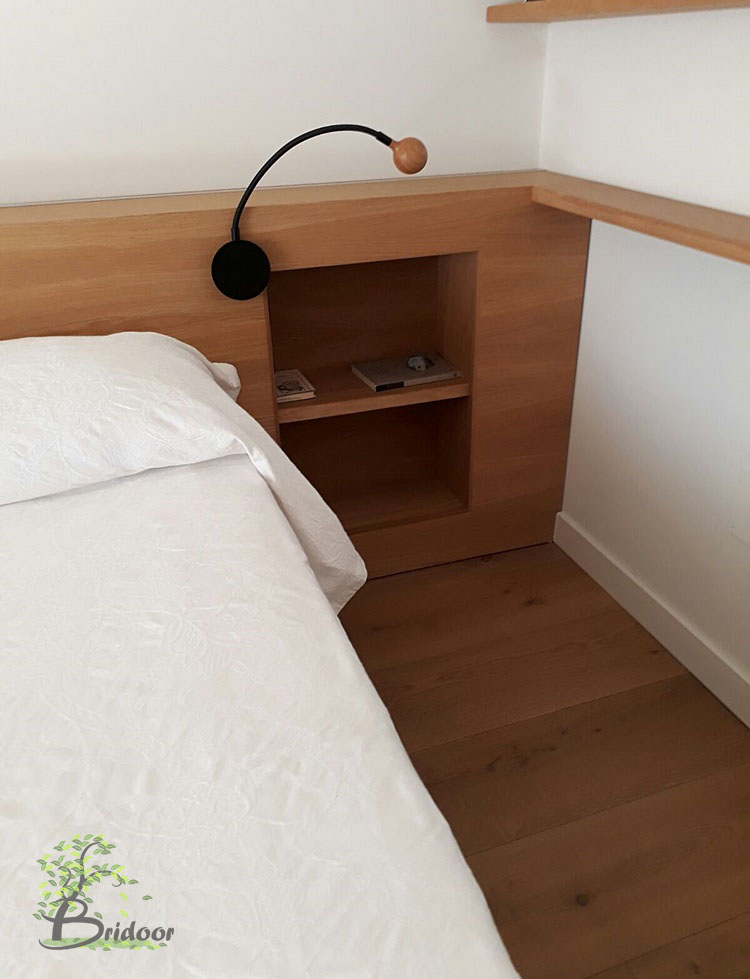 Bridoor S.L: Muebles curvos y cabeceros a medida para un piso en Madrid