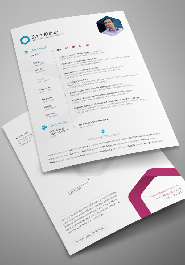 Free Resume (CV) Templates in PSD, Ai, InDesign, PDF & Word Format Free Resume (CV) Templates in PSD, Ai, InDesign, PDF & Word Format