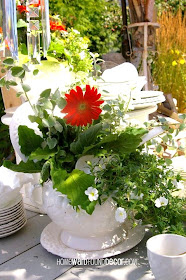 repurposed tabletop planters for your spring tablescapes from homewardfound decor