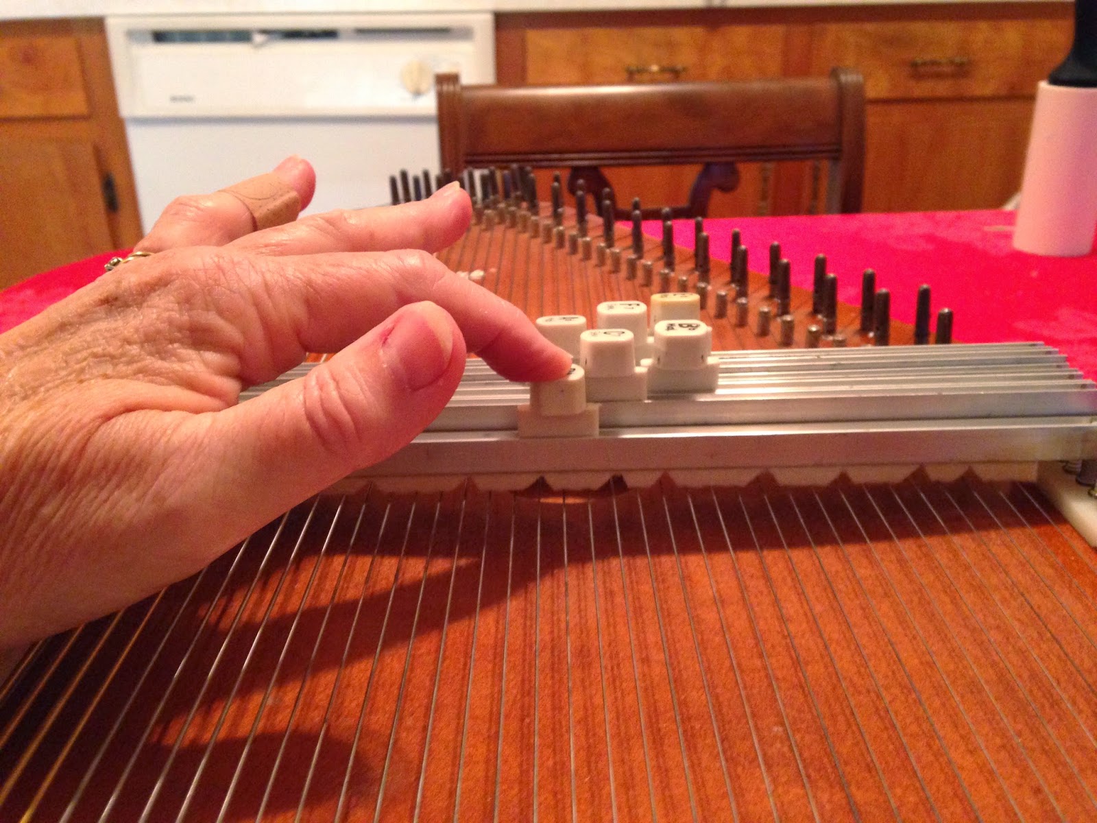 Sandy Kaye Sings Refurbishing my old Autoharp Part 3