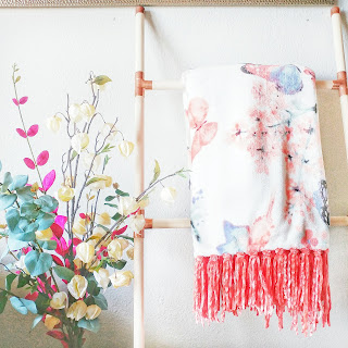 diy copper blanket ladder