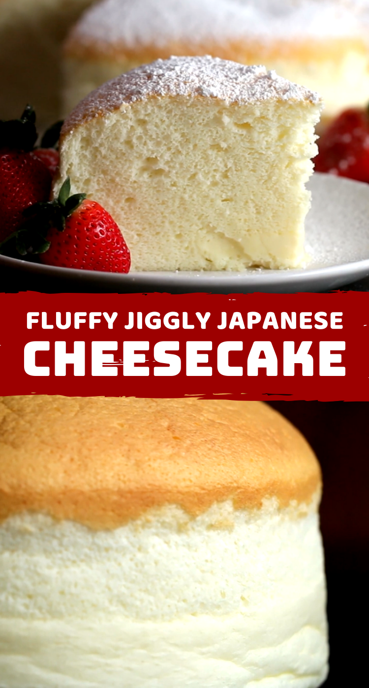 Fluffy Jiggly Japanese Cheesecake