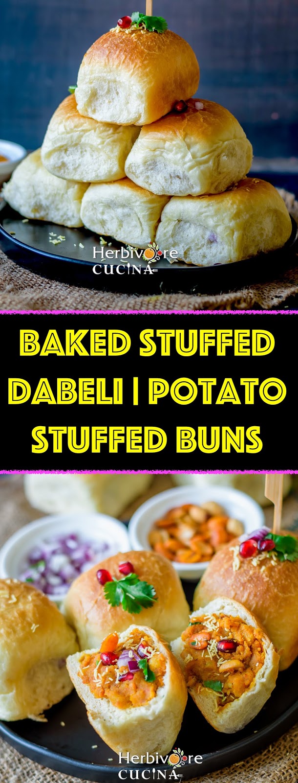 Baked Stuffed Dabeli Potato Stuffed Buns Delicious Recipes