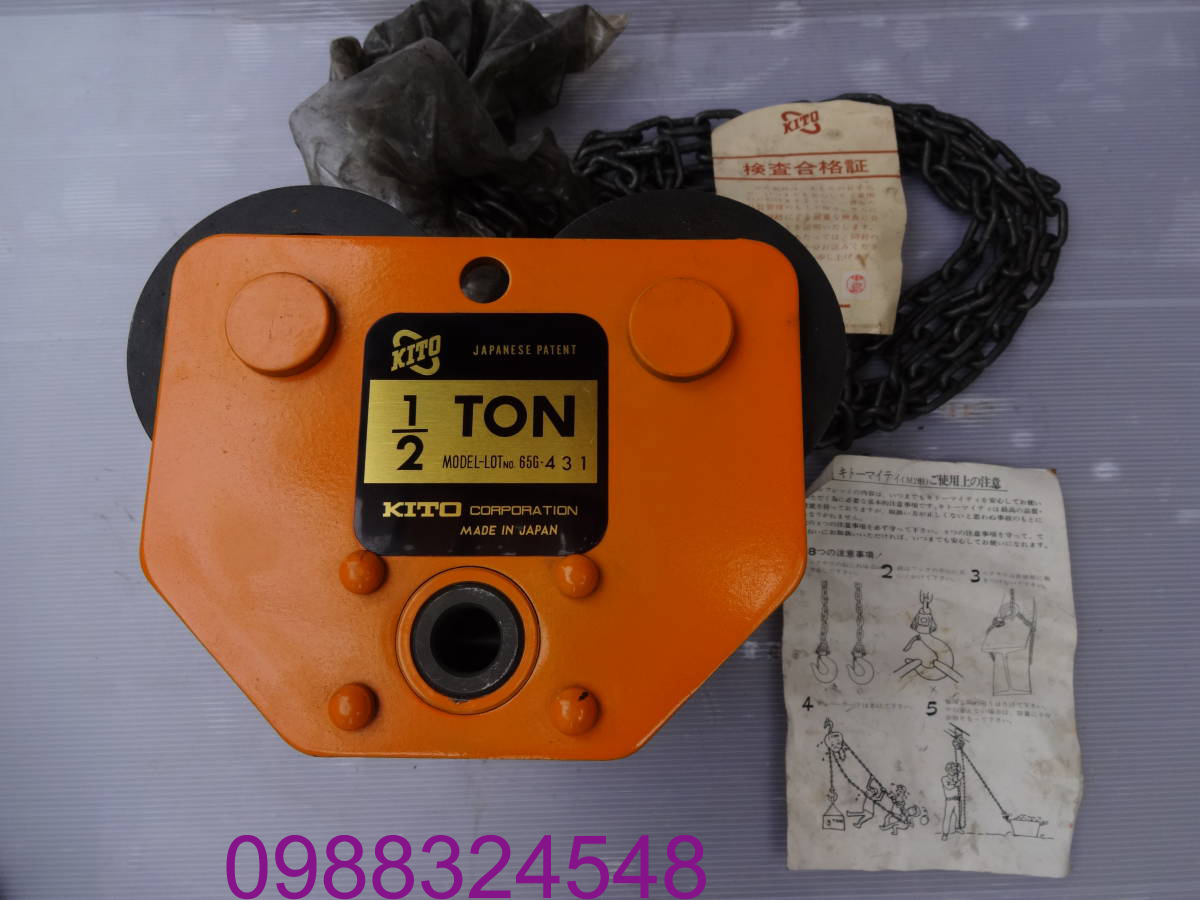 Con chạy kéo tay Kito TSG-005 500kg