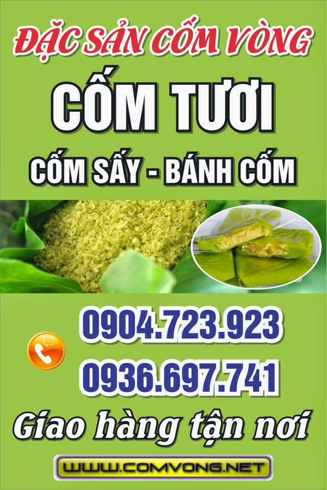 Bán bánh cốm