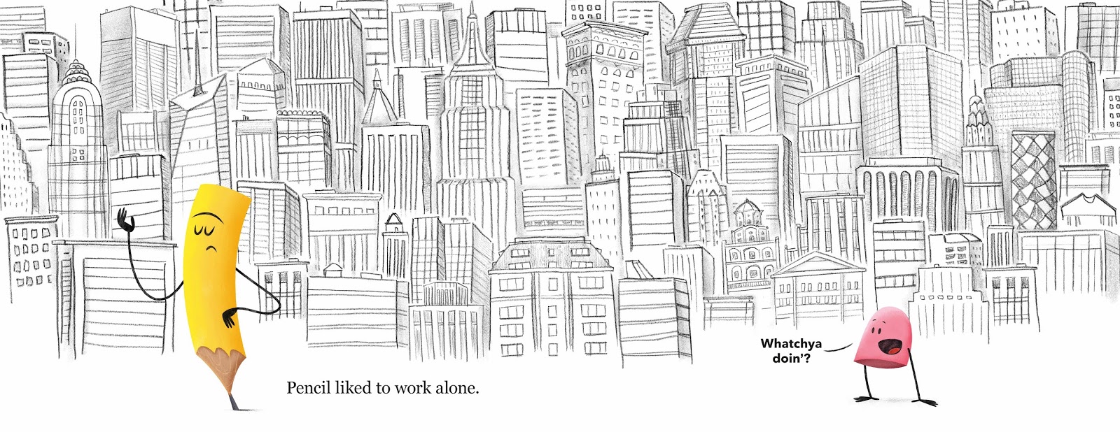 When Pencil Met Eraser, Story by Karen Kilpartrick and Luis O. Ramos