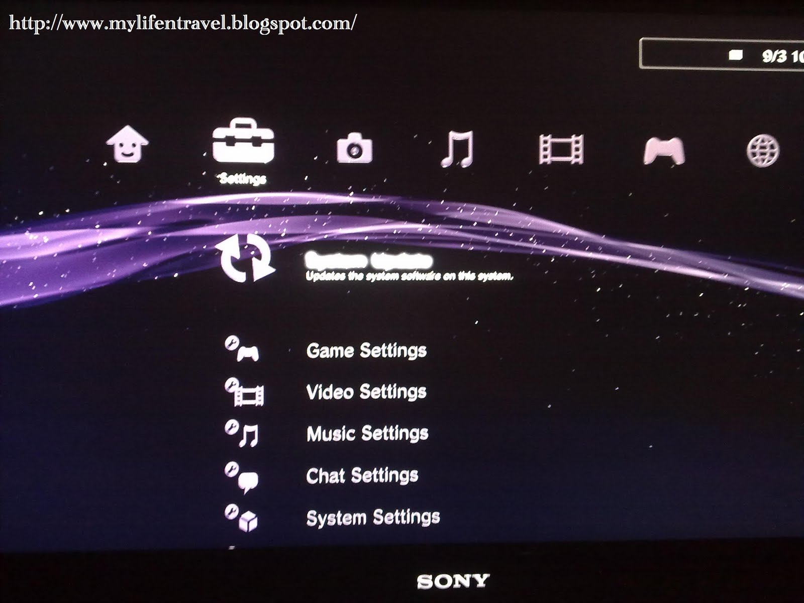PS3 System Software Update 3.70
